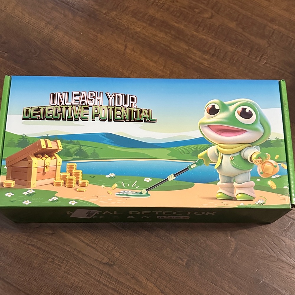 Green Frog Reptile metal detector